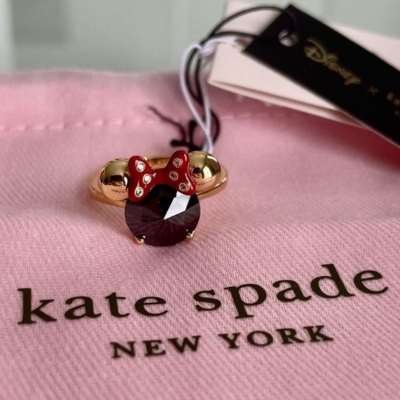 NWT Disney x Kate Spade New York Minnie Ring - Picture 1 of 11